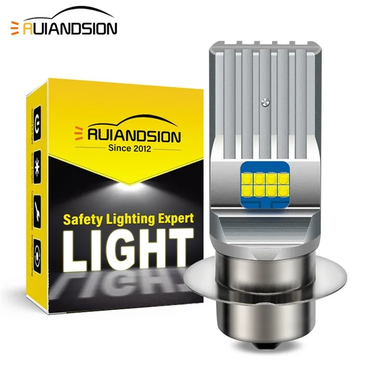 Ruiandsion P36S Super Bright Best Motorcycle Led Bulb Manufacturing 6-24V White Warm White